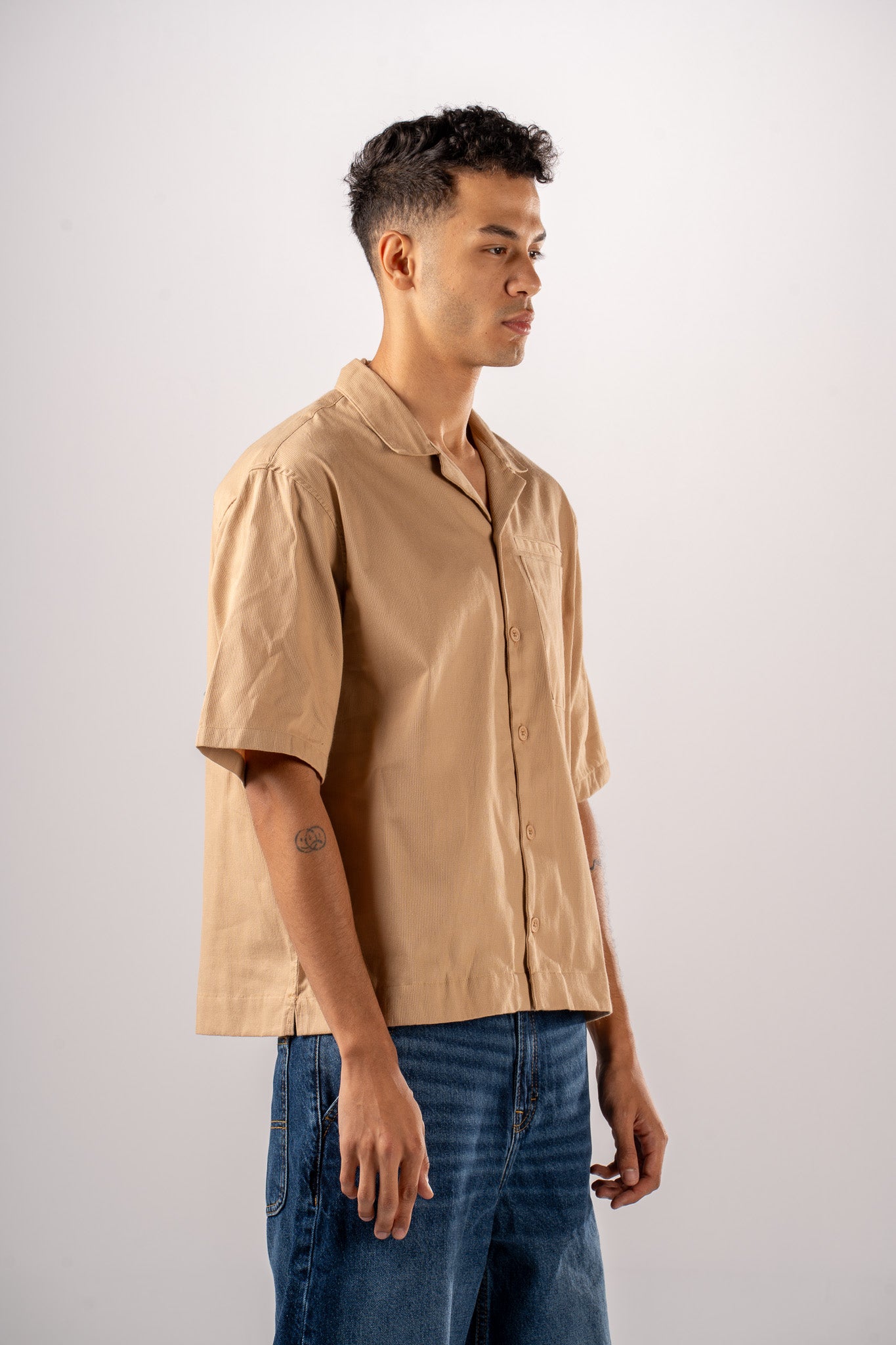 Relaxed Pocket Tee with Back Logo